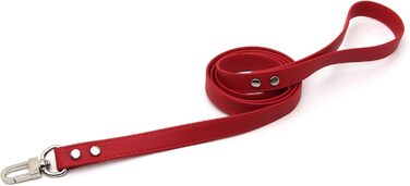 Чокер Lalatia з кільцем на шиї: стильна шкіряна шийна прикраса (червоний, срібло)