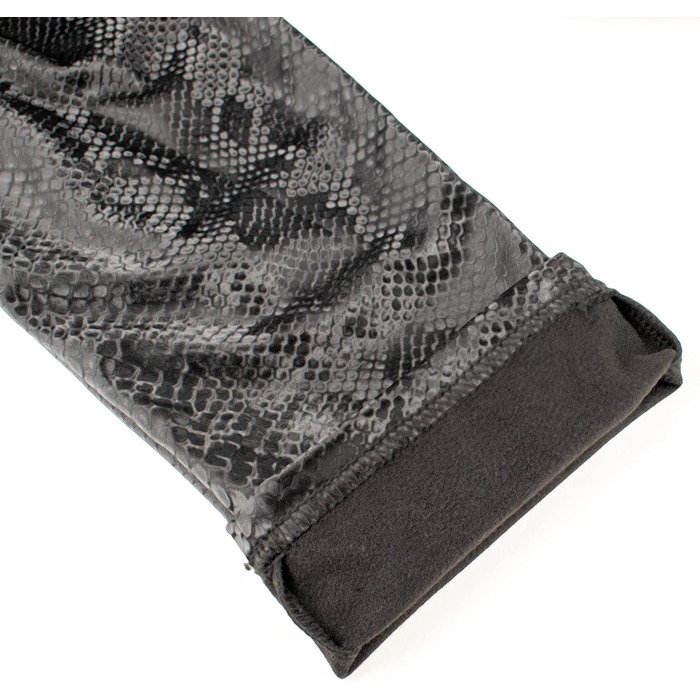 Чоловічий комбінезон з ефектом мокрого блиску Rubberfashion - шкіряний костюм-ластовиця, XXL, довгі рукави