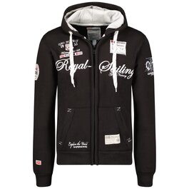Чоловічий світшот Geographical Norway Fighter чорного кольору, розмір XL