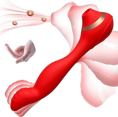 Вібратор для жінок 2-в-1 з масажером клітора та G-точкою, 10 режимів вібрації, JFRong