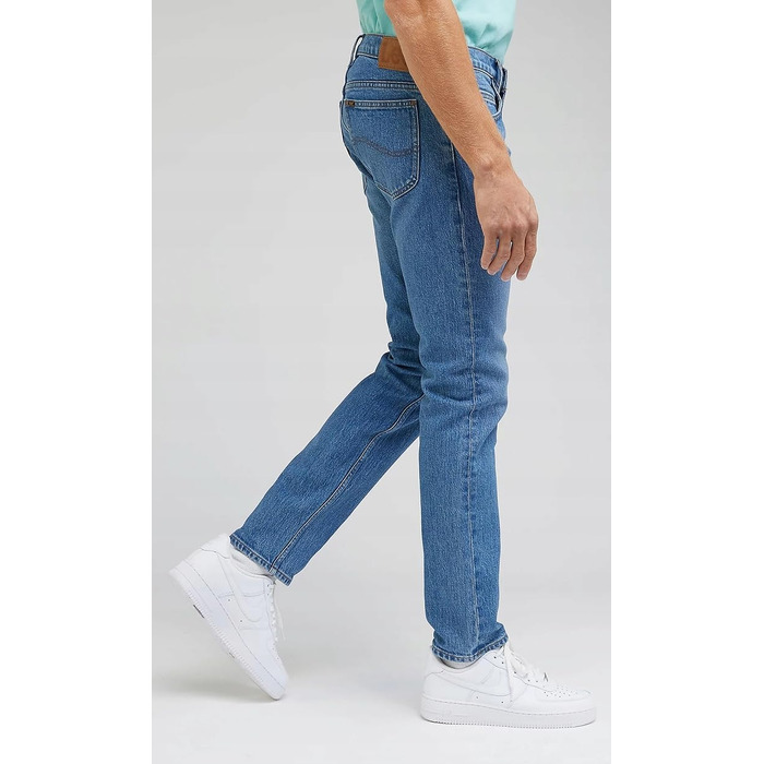 Чоловічі джинси LEE Classic Straight Fit Brooklyn, синьо-чорні (Moody Blue Used), розмір 32W/34L