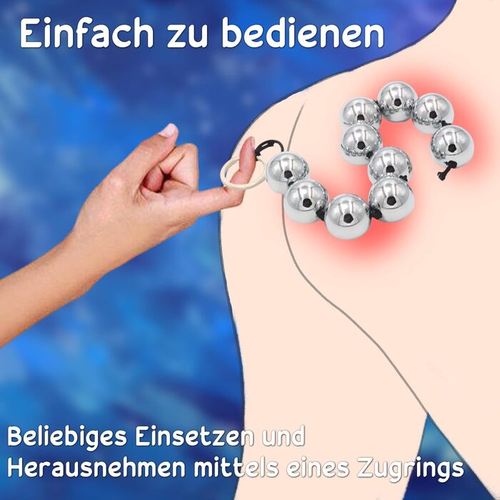 Металеві анальні кулі, намисто з 10 кульок для ануса, анальні іграшки для жінок та чоловіків, з нержавіючої сталі, для пар, сексуальні іграшки