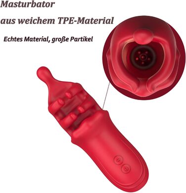 Мастурбатор для чоловіків з керуванням через додаток, 10 режимів вібрації, силікон