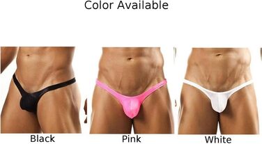 Танга чоловічі безшовні, низька посадка, чорний колір, розмір M