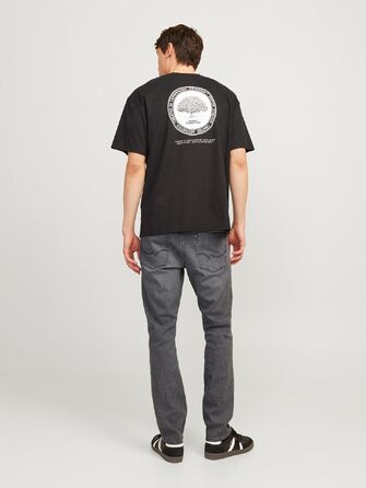 Чоловічі джинси Jack & Jones Slim Fit JJIGLENN сірого кольору (29W / 32L)