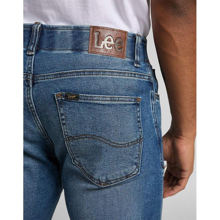 Чоловічі джинси LEE Maddox Regular Straight Fit Extreme Motion, сині
