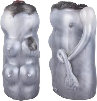 Масажер для чоловіків Guspiun 670g з реалістичним дизайном, 3D силікон, подвійний тунель, сексуальна іграшка для соло