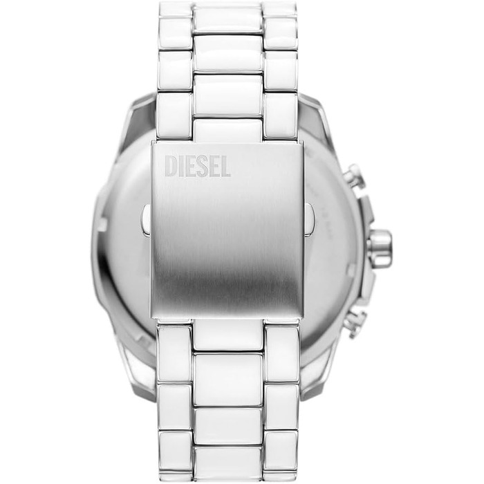 Чоловічий годинник Diesel Mega Chief з хронографом, сталевий браслет (сріблястий)