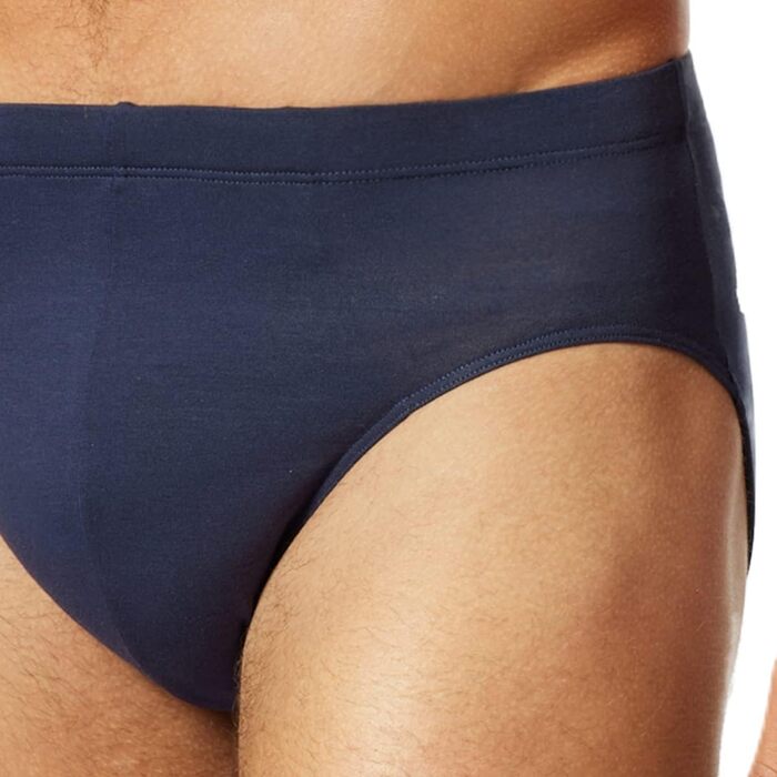 Труси чоловічі Schiesser Uncover 3 шт. Supermini з м'яким поясом - бавовна (L, темно-синій)