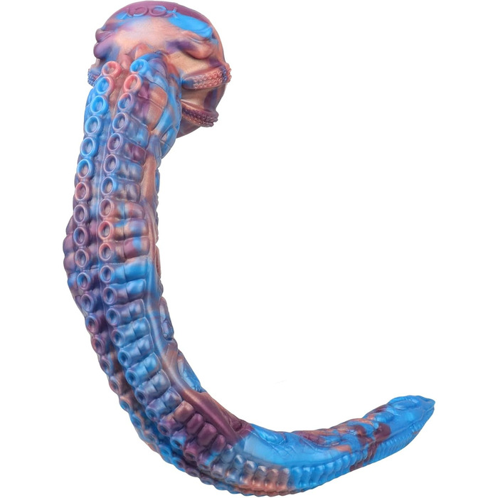 Анальний статевий іграшка-монстр з крапчастим дизайном, силікон, XXL - для чоловіків та жінок