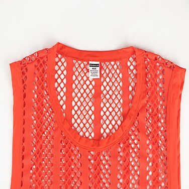 Жіночий топ YAHWULAI на тонких бретелях, прозорий, без рукавів, стильний, розмір XXL