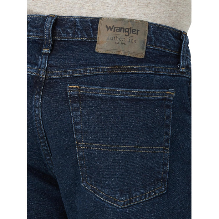 Чоловічі джинси Wrangler Authentics Classic Straight Fit, еластичні, 5 кишень, колір Midnight Flex (35W / 34L)