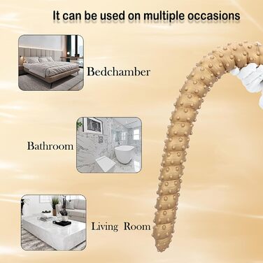 Анальний дилда Extra Langer Monster Spiral Dildo з текстурою для чоловіків та жінок, стимуляція G-точки, глибока анальна стимуляція, LZYLWC (L/Золото)