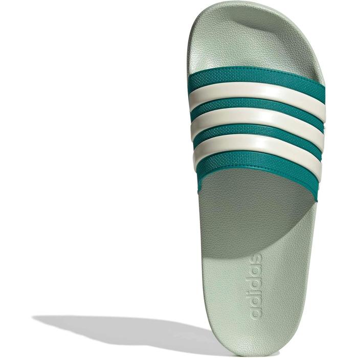 Чоловічі тапочки-шльопанці adidas Adilette Shower Velcro Linen Green Wonder White Equipment Green, розмір 43 EU