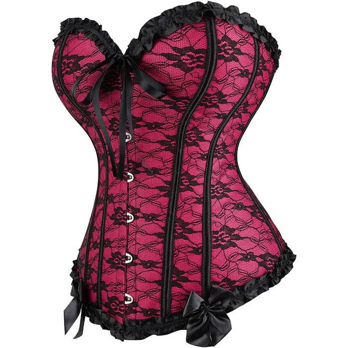 Корсет-корсет Grebrafan для жінок, червоний/рожевий, розмір 34-36