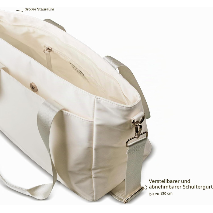 Жіноча сумка-шопер Bugatti Mare 2.0 велика містка сумка Tote Bag з відділеннями, бежева