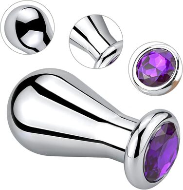 Анальний розширювач Edelstahl Big Bulb (L) – секс-іграшка для досвідчених чоловіків та жінок