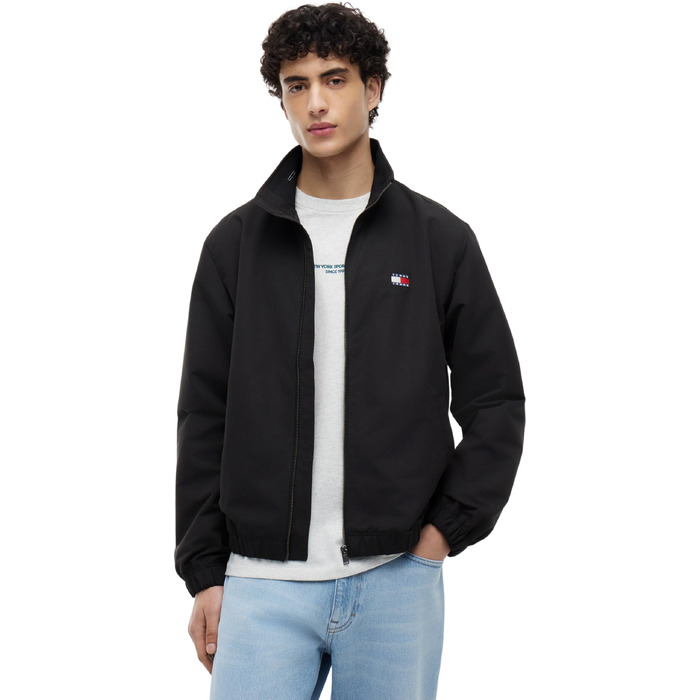Чоловіча куртка Tommy Jeans TJM Essential Jacket, чорна, розмір L