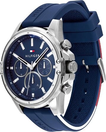 Чоловічий кварцовий годинник Tommy Hilfiger Multi Zifferblatt (Синій)