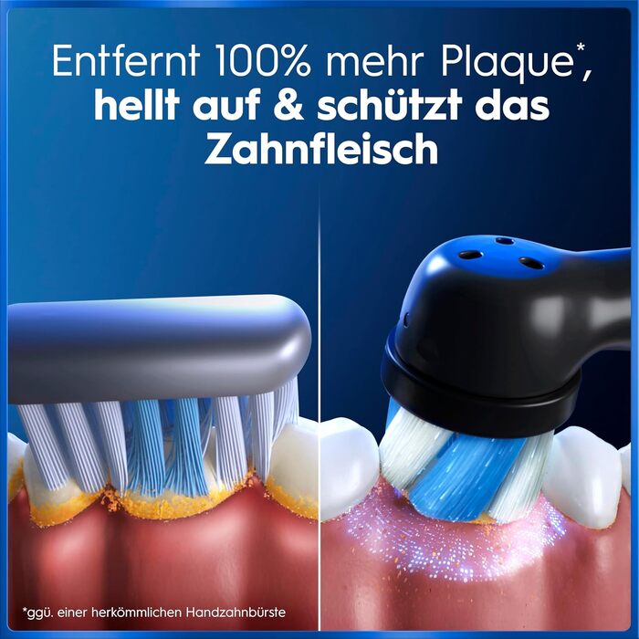 Електрична зубна щітка Oral-B iO Series 5 Matt Black: 5 режимів чищення, насадка та дорожній футляр, чорна