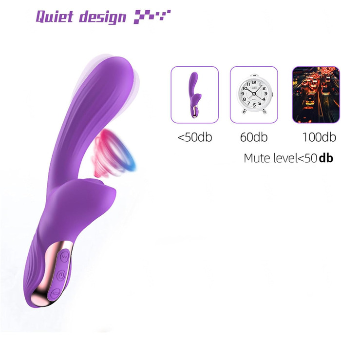 Вібратор жіночий Sexspielzeug Rabbit, 10 режимів, чорний