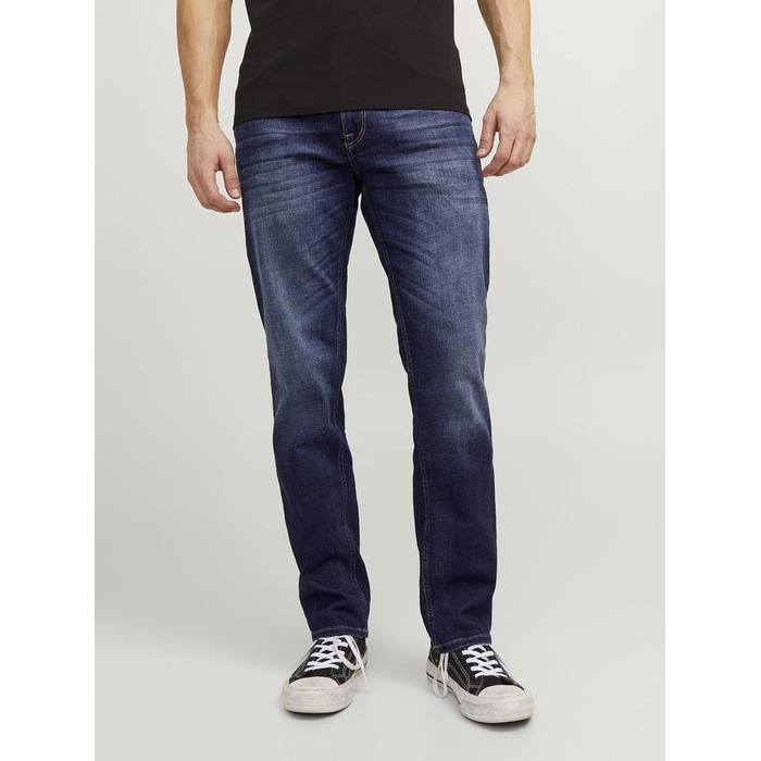 Чоловічі джинси Jack & Jones JJICLARK Regular Fit, синій денім, 36W / 34L