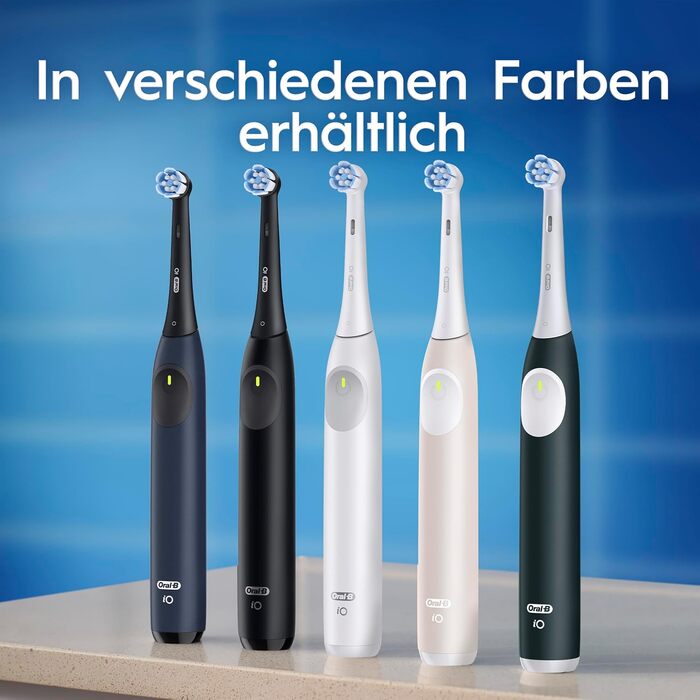 Електрична зубна щітка Oral-B iO Series 2, чорна (Night Black), 3 режими чищення, набір з 2 щіток та дорожнім футляром