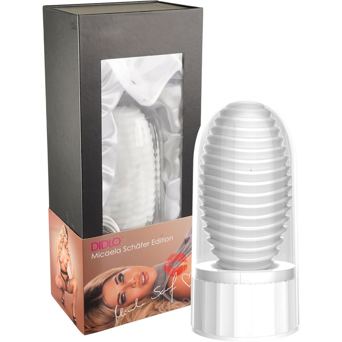 Електричний мастурбатор для чоловіків DIDLO Rotor-MM15 Special Edition, MICAELA SCHÄFER, обертання та вібрація, USB-зарядка, 30 см (Heating Cup)