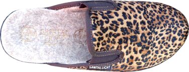 Жіночі фетрові капці Sanital Light, коричневі в крапинку, розмір 39 EU