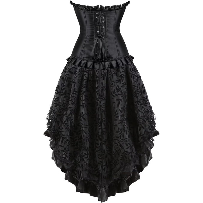 Жіноче плаття-корсет Jutrisujo, корсетне плаття, готичний стиль, синій колір