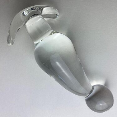 Скляний анальний плаг ScreaAss з 6 розмірами (35/40/45/50/55/60 мм) - гладкий кристалічний плаг, куля, дildo, для жінок та чоловіків