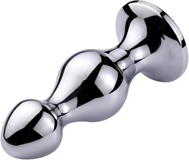 Анальний масажер з металу з діамантами для чоловіків та жінок - Dilatatoren, стимулятор G-точки, простати, анальний дildo, мастурбатор