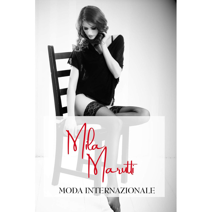 Штрих-панчіхті Mia Marutti Sivia, 20 den, натуральний шовк (L, рожево-чорний)