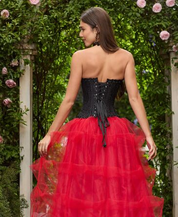 Корсетний топ SZIVYSHI для повного бюсту: готичний корсет, бюстгальтер, вінтажний корсаж, чорний, XS