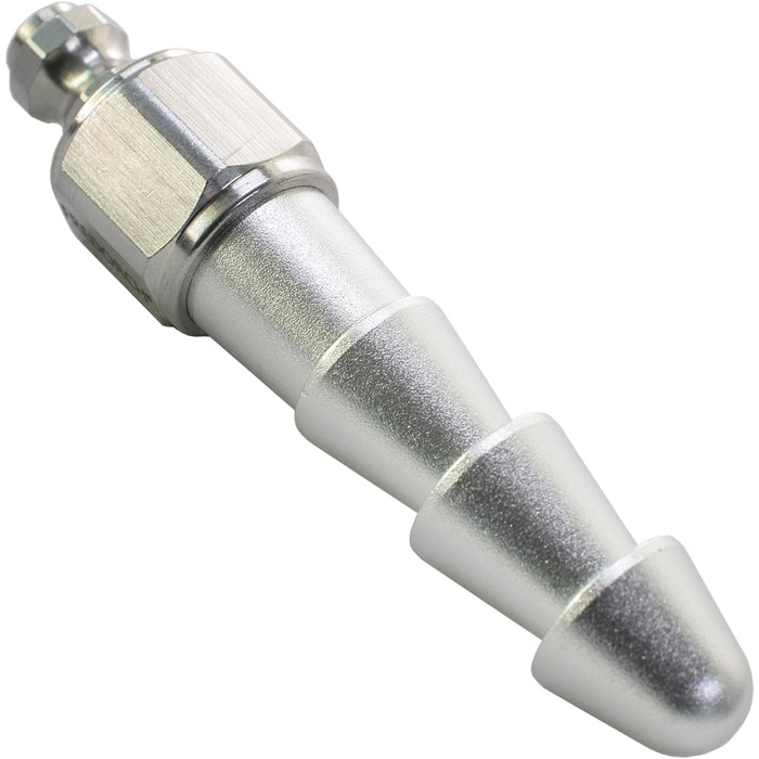 Металевий дилда Fredorch Sexmaschine - іграшка для дорослих, сріблястого кольору