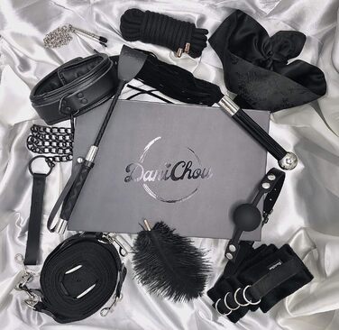 Набір для BDSM від DaniChou: іграшки для дорослих, фетіш, зв'язування, петарди, щипці, маски для очей, набір для пар