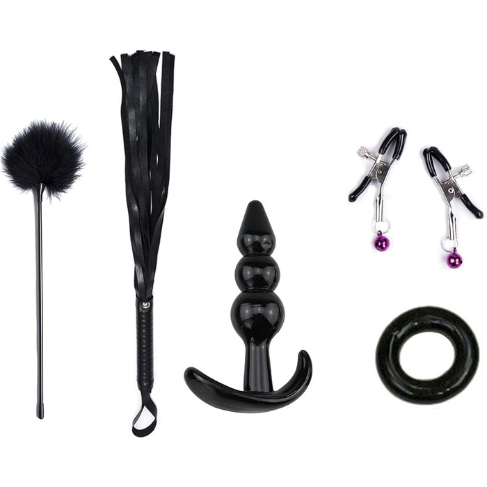 Набір для бондеражу з 18 предметів: фета, наручники, маска для очей. Ідеально для початківців та досвідчених. Еротичні іграшки для пар
