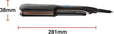 Випрямляч для волосся Remington PROluxe Midnight S9100B з керамічними пластинами 110 мм та OPTIheat, 150-230°C