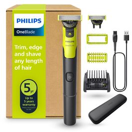 Електричний тример та бритва Philips OneBlade 360 Face & Body з Bluetooth та набором насадок для обличчя та тіла, QP4631/30