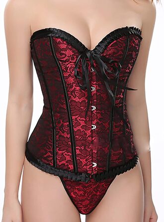 Корсетний топ CSKJ для жінок: готичний, вінтажний, з мереживом, повномірний, для повного бюсту, з кісточками, бавовна, формальний, весільний, на Хелловін, для карнавалу
