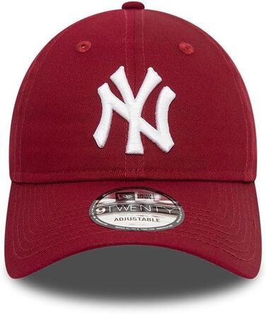 Кепка New Era MLB League Essential 9Twenty New York Yankees — регульована бейсболка, червона, один розмір