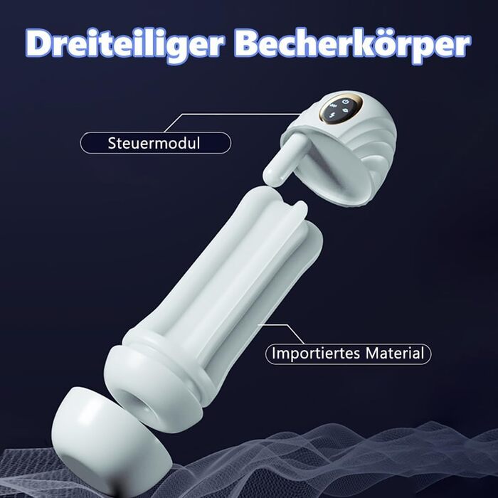 Електричний мастурбатор з телескопічною функцією та 3D-вагінальним дизайном для чоловіків. Стимулятор пеніса, тренажер, секс-іграшка.