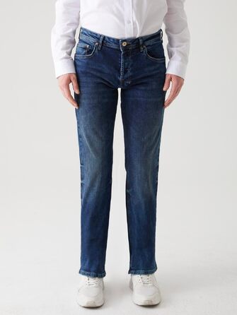 Чоловічі джинси LTB Tinman Bootcut синього кольору Blue Lapis Wash, бавовна з еластаном (W44 / L30)
