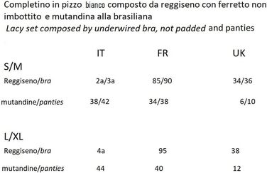 Комплект жіночої білизни Obsessive: бюстгальтер та труси (S-M, білий)