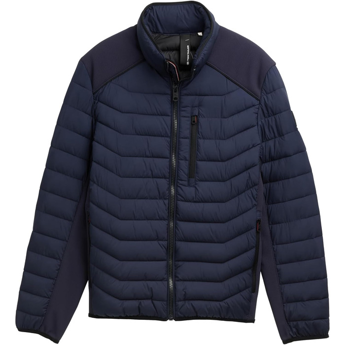 Чоловіча легка гібридна стібана куртка TOM TAILOR 1048127, колір Sky Captain Blue, розмір 3XL