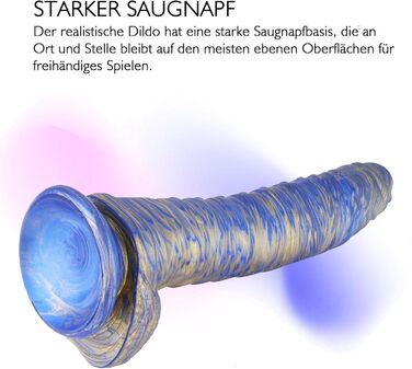 Реалістичний дилда для жінок 22 см, MOCOYA з потужним присоском, іграшки для дорослих, анальні іграшки, A-Blaugold