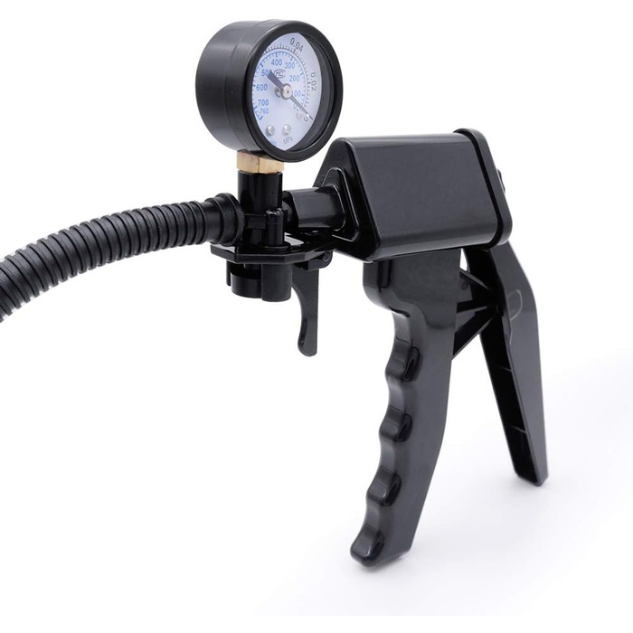 Вакуумна помпа для чоловіків з манометром, 20см Ø7см - збільшення потенції, подовження пеніса, допомога при імпотенції