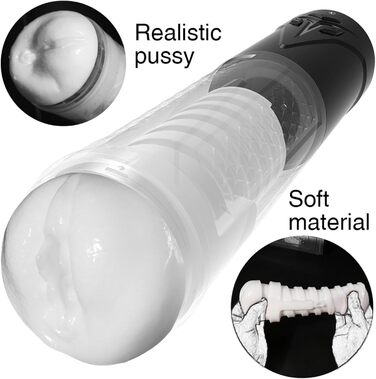 Автоматичний секс-іграшка для чоловіків з функцією насосу, секс-сет, мастурбатор
