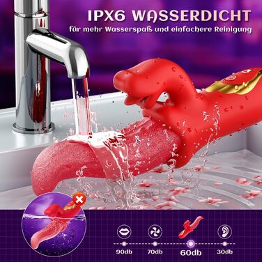 Вібратор для жінок, 3-в-1: вібратор клітора, анальний вібратор, секс-іграшка для пар. 10 режимів, преміум-якість