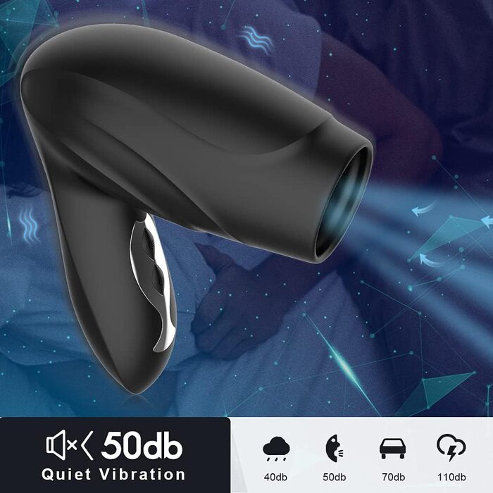 Електрична вакуумна помпа для чоловіків Guspiun з 10 рівнями всмоктування та 10 режимами вібрації. Масажер для ерекції, водонепроникний.